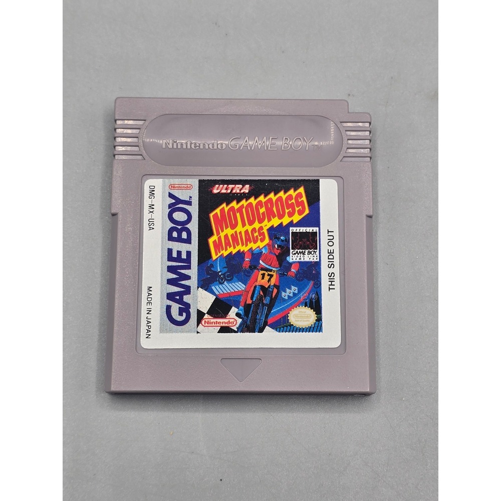 Motocross Maniacs Nintendo Game Boy DMG-MX-USA Ultra Games Retro Racing OEM